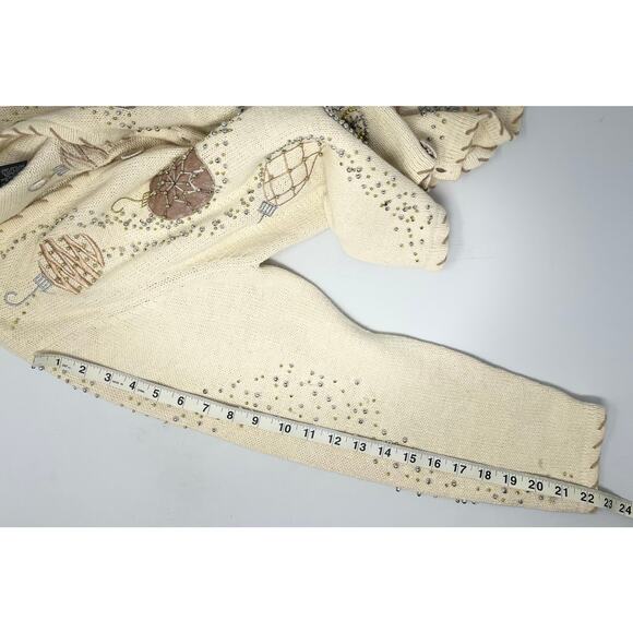 Vintage Designers Originals Studio Joy Ugly Sweater few stains Size L Pre-Owned - Picture 5 of 14